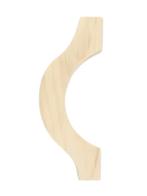 Ручка для бани и сауны, 19&times;7&times;3 см, деревянная