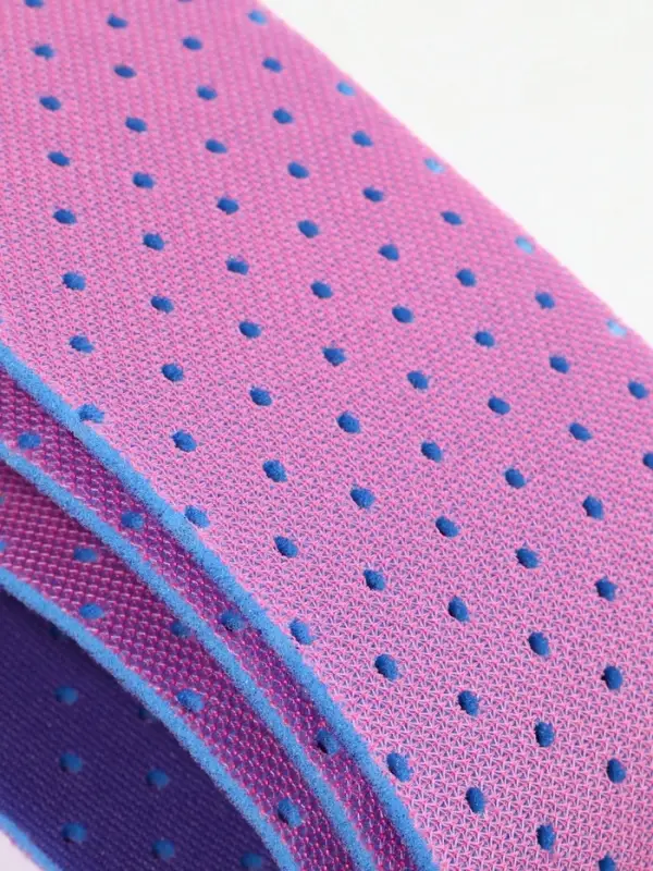 Стельки для обуви, дышащие, для вырезания, в рулоне, 150&times;9 см, фиолетовый/розовый