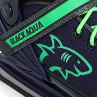Коньки раздвижные BlackAqua, р. 35-38, для фитнеса, синие, зелёные Коньки раздвижные BlackAqua, р. 35-38, для фитнеса, синие, зелёные