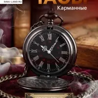 Часы карманные &laquo;Классика&raquo;, кварцевые, цепочка 40 см, d=4.5 см