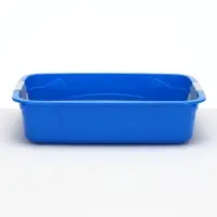 Туалет с сеткой, 44&times;33&times;11.5 см, синий, серый