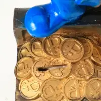 Копилка для денег &laquo;Пёс-деньги в дом&raquo;, гипс, 40&times;18&times;12 см