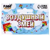 Воздушный змей Funny toys &laquo;Птица&raquo;, с леской