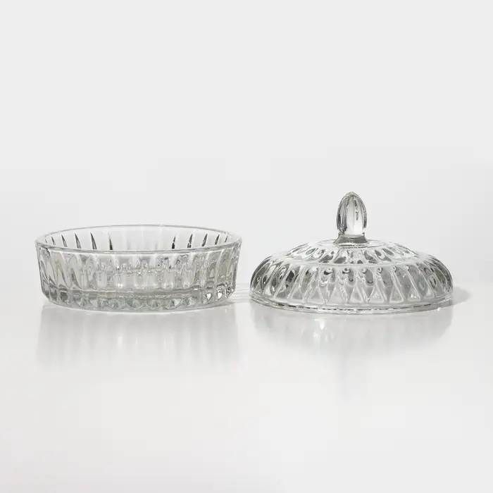 Сахарница стеклянная ZARRIN, 300 мл, d=13 см, h=11 см Сахарница стеклянная ZARRIN, 300 мл, d=13 см, h=11 см