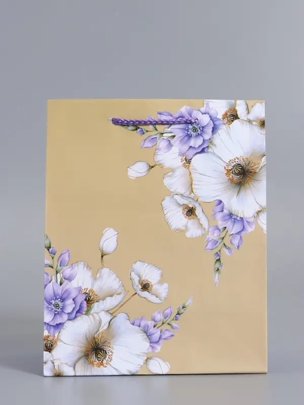 Пакет подарочный ламинированный "Самой нежной" 18 х 22,3 х 10 см