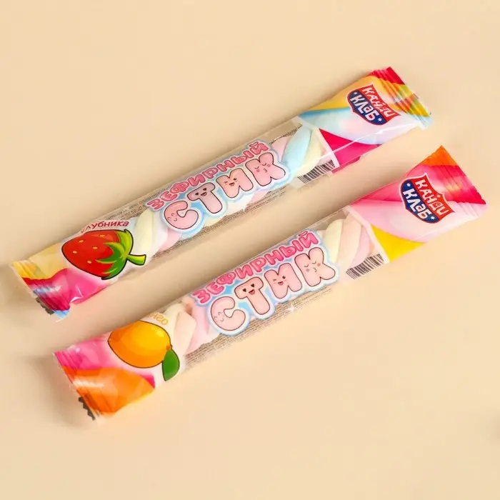 Маршмеллоу-стик «Сладости для радости», вкус: клубника и манго, 10 г ( 2 шт. х 5 г). Маршмеллоу-стик «Сладости для радости», вкус: клубника и манго, 10 г ( 2 шт. х 5 г).