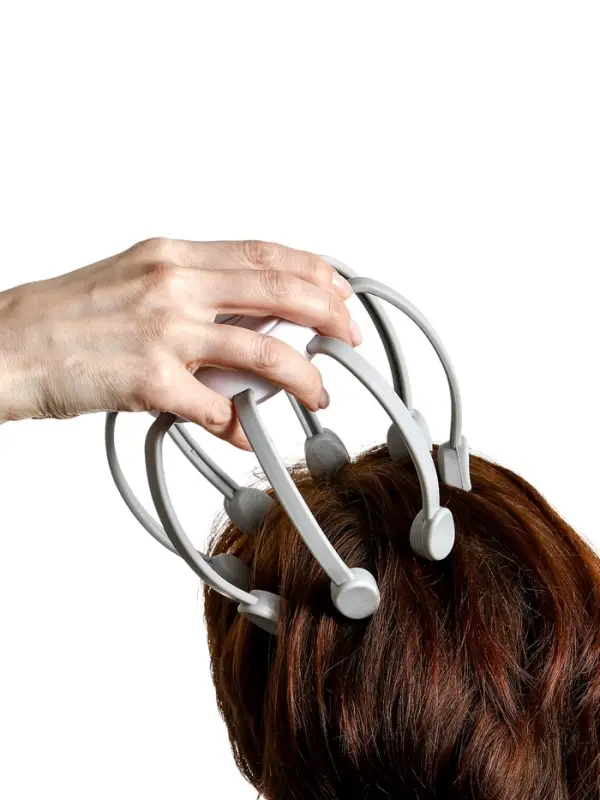 Массажер для головы LEM-32, мурашка, электрический, вибрационный, АКБ