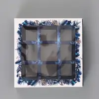 Коробка для 9 конфет &laquo;Голубые мечты&raquo; 14.5&times;14.5&times;3.5 см