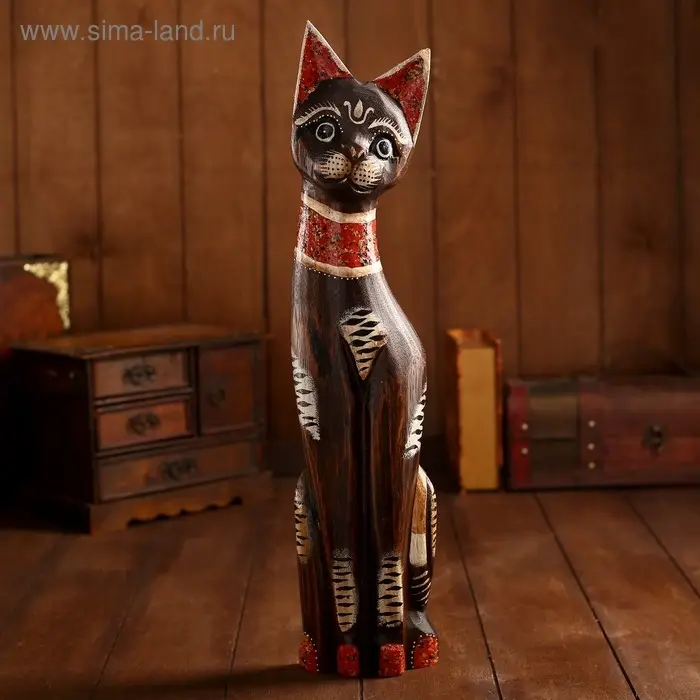 Сувенир дерево "Кошка" 50 см