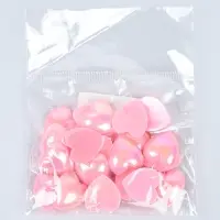 Сердечки декоративные (набор 20 шт) розовые