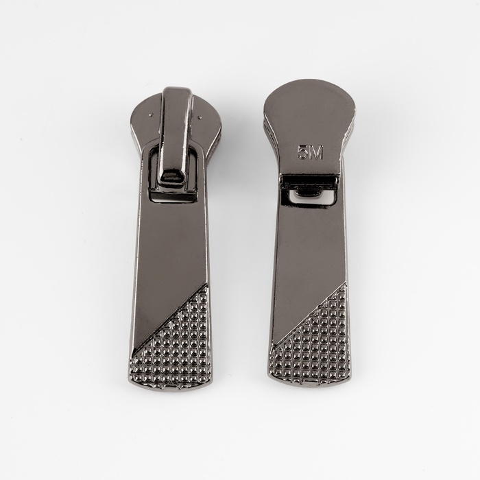 Бегунок автоматический для металлической молнии, №5, 10 шт, цвет чёрный никель Бегунок автоматический для металлической молнии, №5, 10 шт, цвет чёрный никель