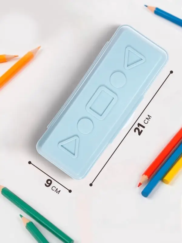 Пенал - футляр Calligrata &laquo;Прованс&raquo;, 21&times;9&times;4.5 см, непрозрачный, пластиковый, МИКС