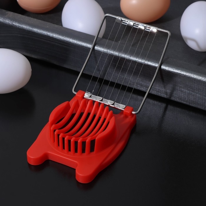 Яйцерезка Доляна «Универсал», 10×7 см, цвет МИКС Яйцерезка Доляна «Универсал», 10×7 см, цвет МИКС