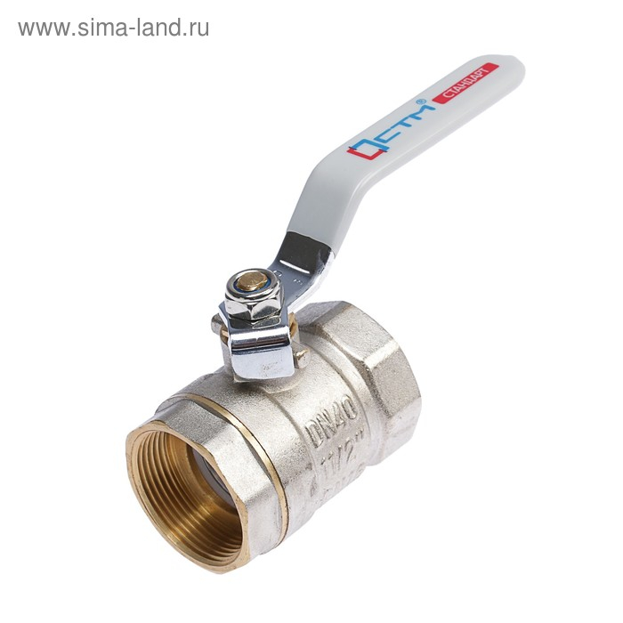 Кран шаровой  Кран шаровой "СТМ" Стандарт, PN40, внутренняя/внутренняя резьба 1 1/2", рычаг