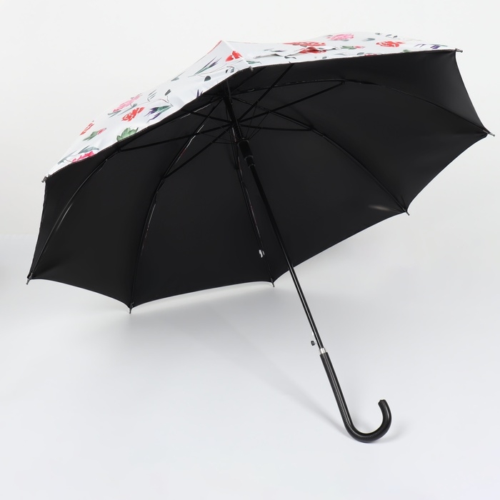 Зонт - трость полуавтоматический «Пионы», эпонж, 8 спиц, R = 51/60 см, D = 120 см, цвет МИКС Зонт - трость полуавтоматический «Пионы», эпонж, 8 спиц, R = 51/60 см, D = 120 см, цвет МИКС