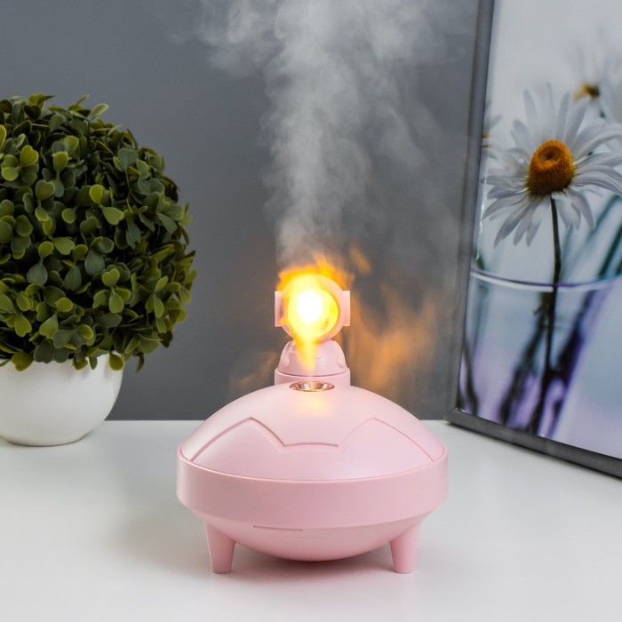 Ночник-проектор с увлажнителем Ночник-проектор с увлажнителем "Космонавт" LED USB АКБ МИКС 14х14х15 см RISALUX