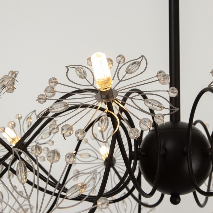 Люстра 1176/20 G4 20Вт черный 80х800х40см BayerLux