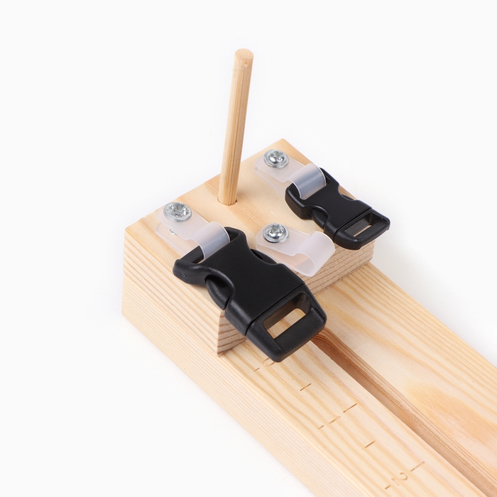 Набор для плетения из паракорда, 10 предметов, с деревянным станком, иглами, фастексами Набор для плетения из паракорда, 10 предметов, с деревянным станком, иглами, фастексами