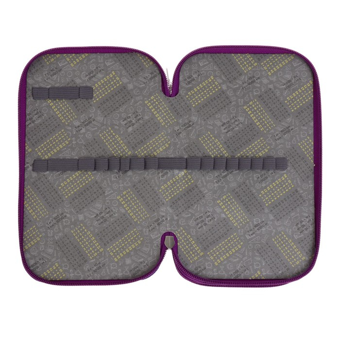 Пенал 3 секции, 125 х 205 х 55 мм, Calligrata 30П26/3 Пенал 3 секции, 125 х 205 х 55 мм, Calligrata 30П26/3 "Котик", ламинированный картон