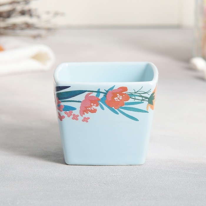 Чайная пара керамическая «Ты самая особенная», кружка 150 мл, блюдце 15.5х15.5 см, цвет голубой Чайная пара керамическая «Ты самая особенная», кружка 150 мл, блюдце 15.5х15.5 см, цвет голубой