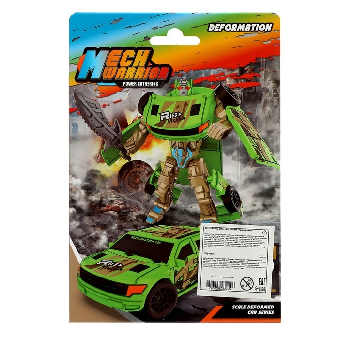 Робот «Механический воин», трансформируется, цвет МИКС Робот «Механический воин», трансформируется, цвет МИКС