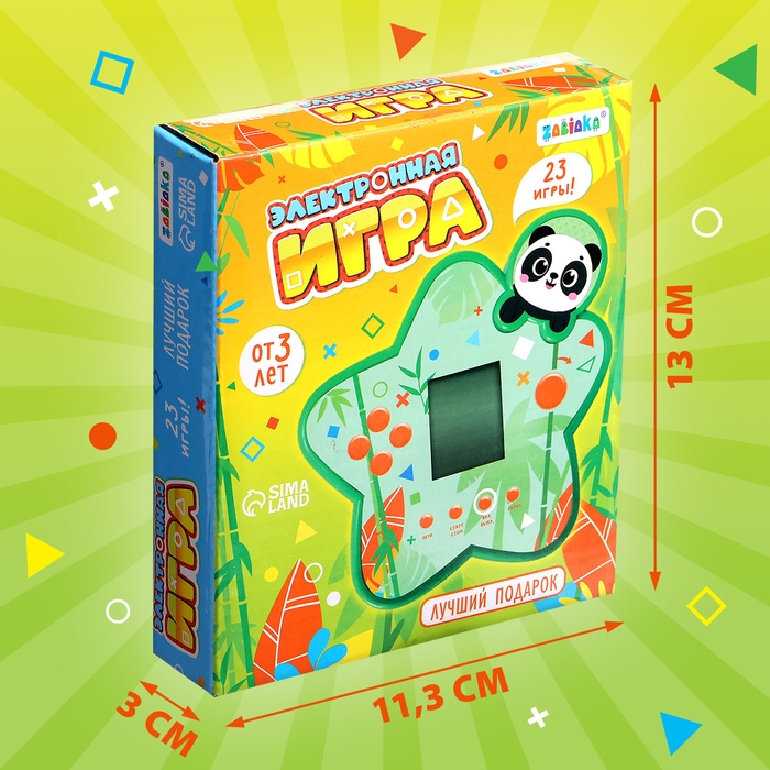 Электронная игра, цвет зелёный Электронная игра, цвет зелёный