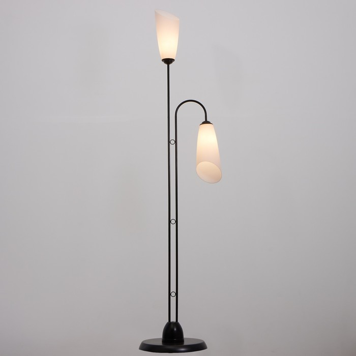 Торшер "Симпл" 2x15Вт E27 черный 37х28х154см