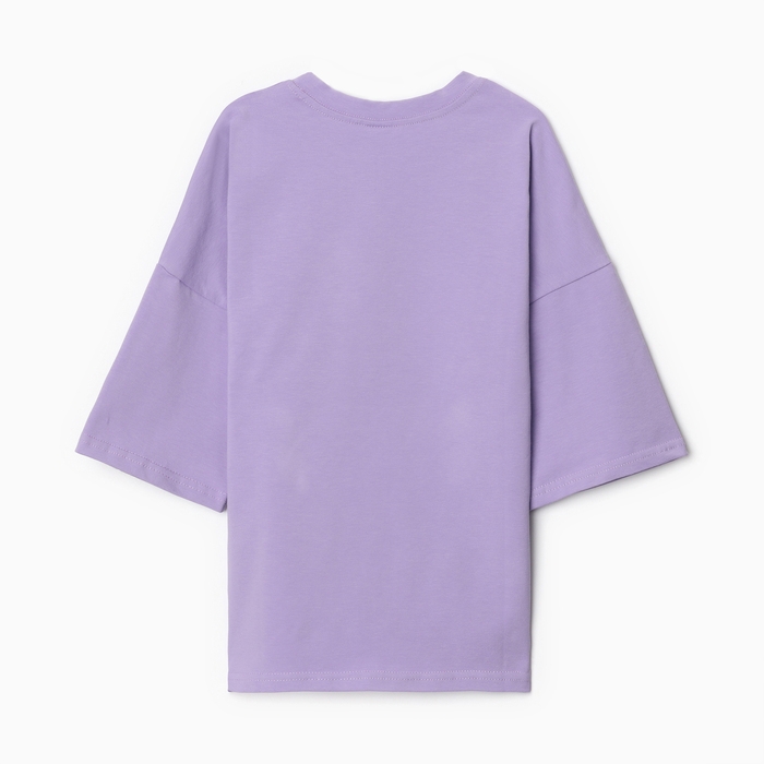 Футболка детская MINAKU цвет лавандовый, рост 116 см Футболка детская MINAKU цвет лавандовый, рост 116 см