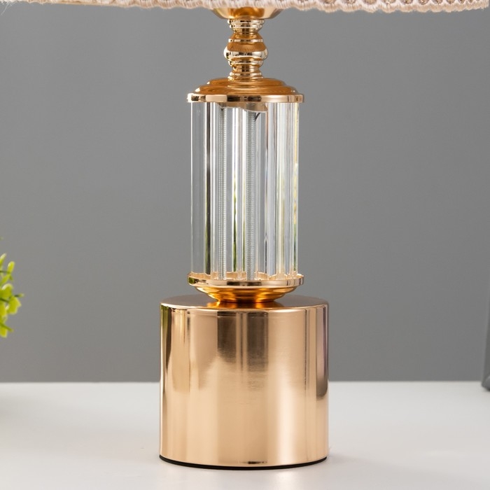 Настольная лампа Настольная лампа "Кади" Е27 40Вт золото 25х25х42 см RISALUX