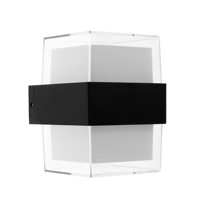 Светильник фасадный «Гранд двойной», FSD-057, 10 Вт, 4000К, IP65, 220 В, пластик, черный Светильник фасадный «Гранд двойной», FSD-057, 10 Вт, 4000К, IP65, 220 В, пластик, черный