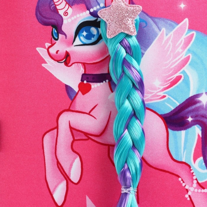 Рюкзак каркасный школьный Calligrata Рюкзак каркасный школьный Calligrata "Единорог", 39 х 30 х 14 см