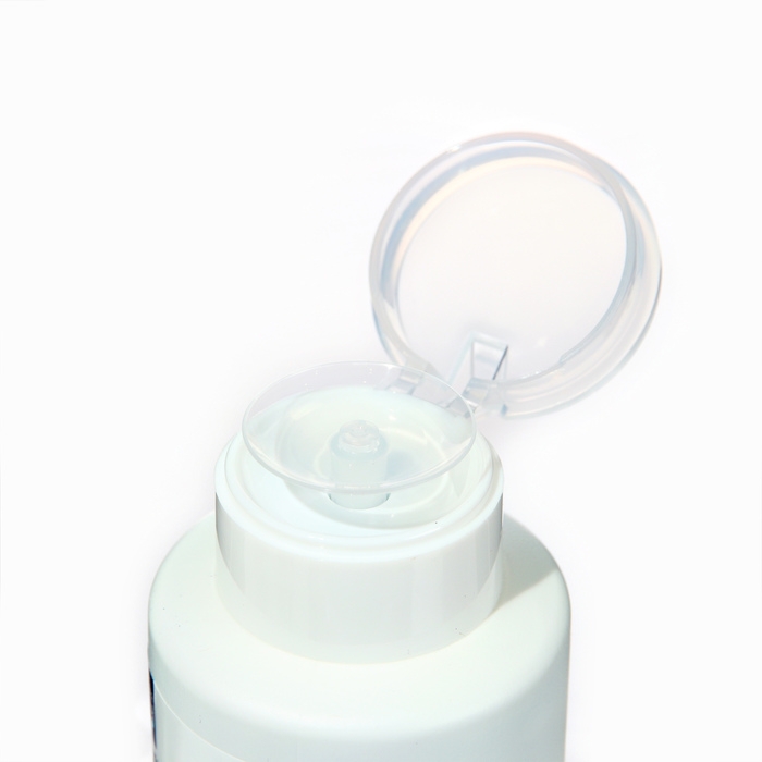 Жидкость для снятия лака  Жидкость для снятия лака "Чистая сила" без ацетона, с помпой, 200 мл