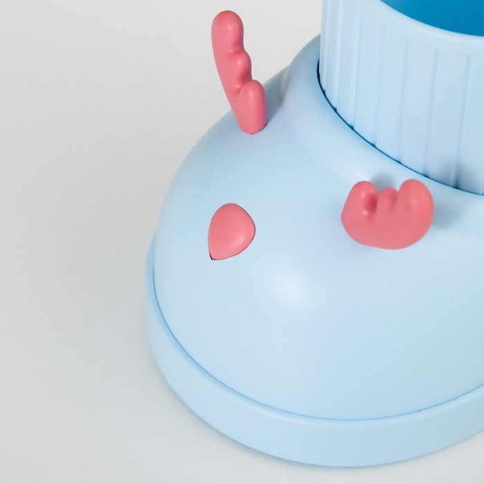 Лампа настольная  Лампа настольная "Ботинок лось" LED 3 режима 3Вт USB органайзер синий 8х11х31 см RISALUX