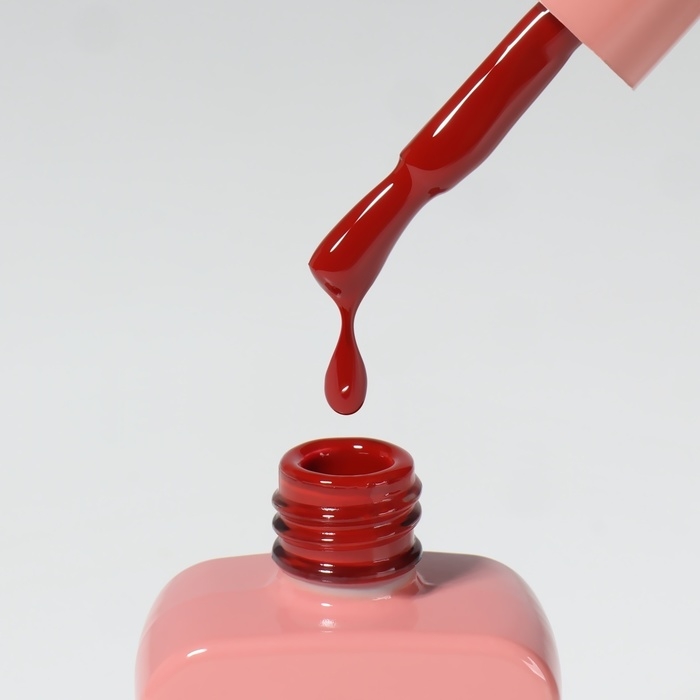 Гель лак для ногтей «SIMPLE», 3-х фазный, 10 мл, LED/UV, цвет красный (141) Гель лак для ногтей «SIMPLE», 3-х фазный, 10 мл, LED/UV, цвет красный (141)