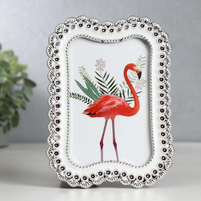 Фоторамка 10х15 см Фоторамка 10х15 см "Веера" с белым 18,8х13,5 см