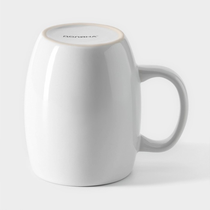 Кружка керамическая Доляна «Классика», 680 мл, 14×10×12,6 см, цвет белый Кружка керамическая Доляна «Классика», 680 мл, 14×10×12,6 см, цвет белый