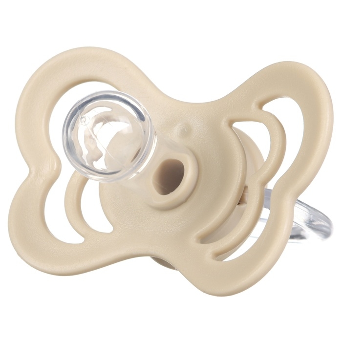 Соска - пустышка силиконовая классическая, от 0 мес., с колпачком, цвет бежевый Соска - пустышка силиконовая классическая, от 0 мес., с колпачком, цвет бежевый