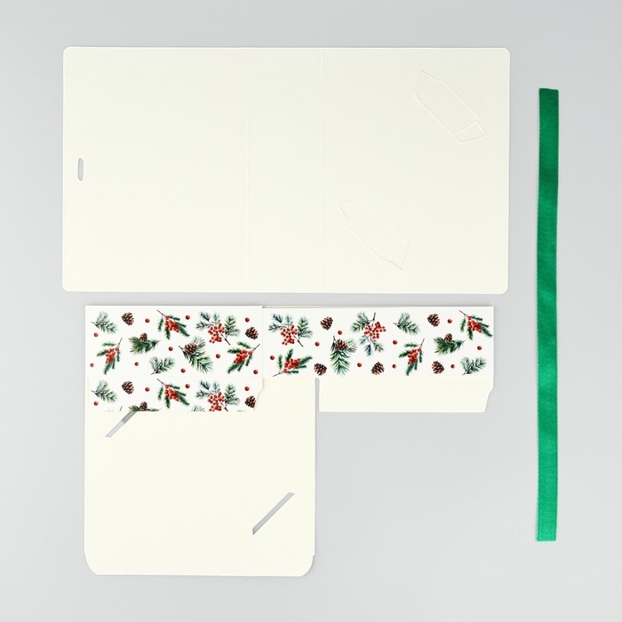 Складная новогодняя коробка-книга «Новогодний венок», 16,5 х 12,5 х 5 см, Новый год Складная новогодняя коробка-книга «Новогодний венок», 16,5 х 12,5 х 5 см, Новый год