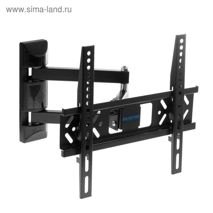 Кронштейн Kromax PIXIS-XS, для ТВ, наклонно-поворотный, 22-55 Кронштейн Kromax PIXIS-XS, для ТВ, наклонно-поворотный, 22-55", 95-423 мм от стены, черный