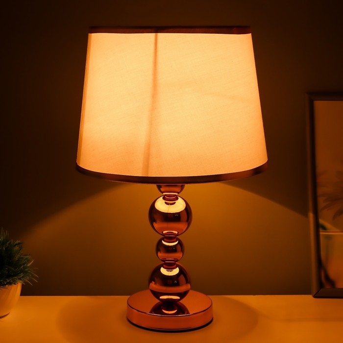 Настольная лампа Настольная лампа "Гелла" Е27 40Вт золото 25х25х40 см