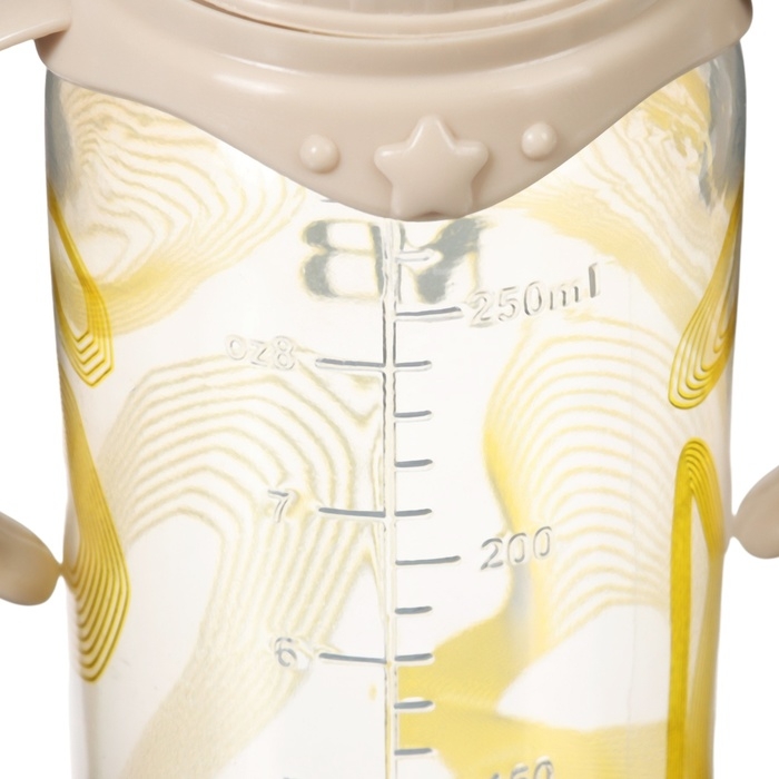 Бутылочка для кормления «M&B», 250 мл цилиндр, с ручками Бутылочка для кормления «M&B», 250 мл цилиндр, с ручками