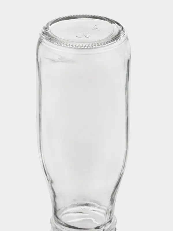 Бутыль &laquo;Лаконичность&raquo;, 350 мл, с крышкой и трубочкой, 6.5&times;15.5 см, стекло