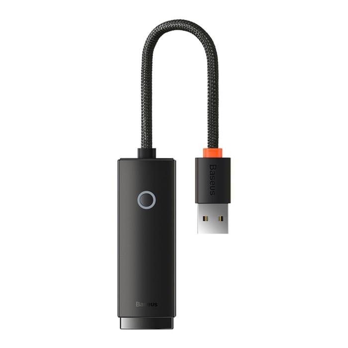Адаптер Baseus Lite Series Ethernet Adapter, USB A- RJ45 (100Mbps), черный Адаптер Baseus Lite Series Ethernet Adapter, USB A- RJ45 (100Mbps), черный