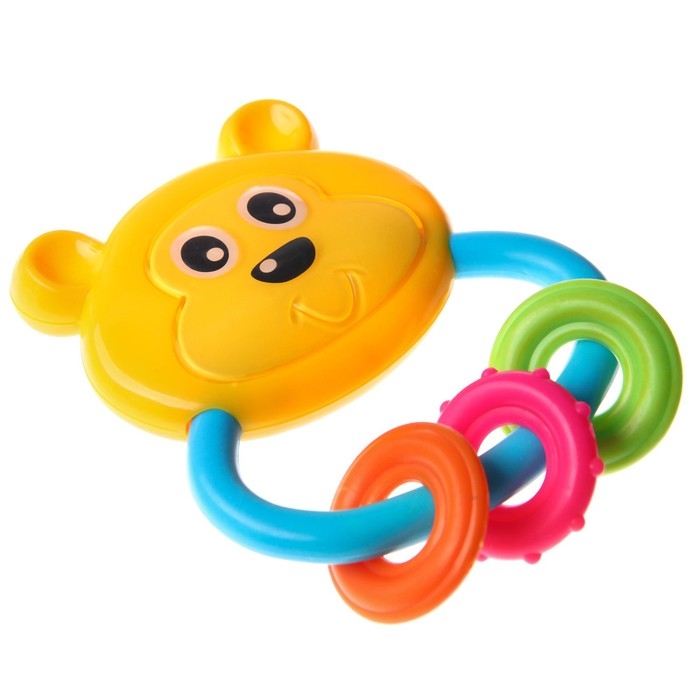 Погремушка «Мишка с колечками», Крошка Я Погремушка «Мишка с колечками», Крошка Я