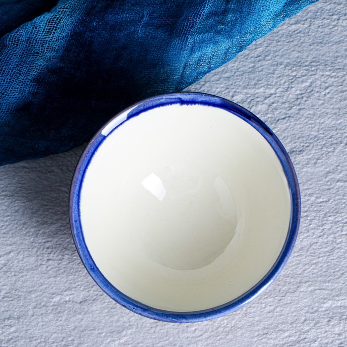 Набор чайный Риштанская керамика Набор чайный Риштанская керамика "Атлас №2", 9 предметов (чайник 1л, пиалы 0,3л), микс