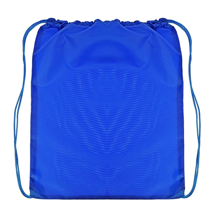 Мешок для обуви 490 Х 410 мм,  Мешок для обуви 490 Х 410 мм, "Стандарт" MAX, (мягкий полиэстер, плотность 210 D), василек/синий