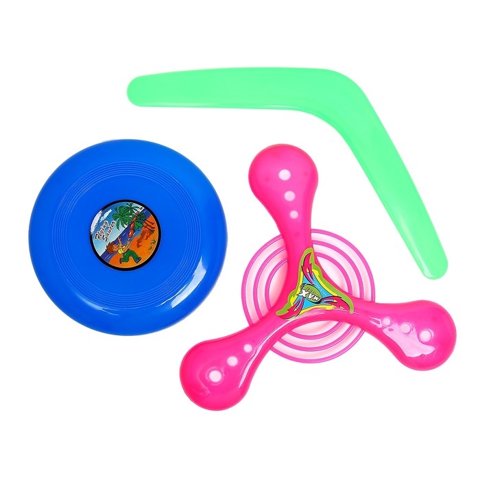 Бумеранг, набор 3 штуки, цвета МИКС Бумеранг, набор 3 штуки, цвета МИКС