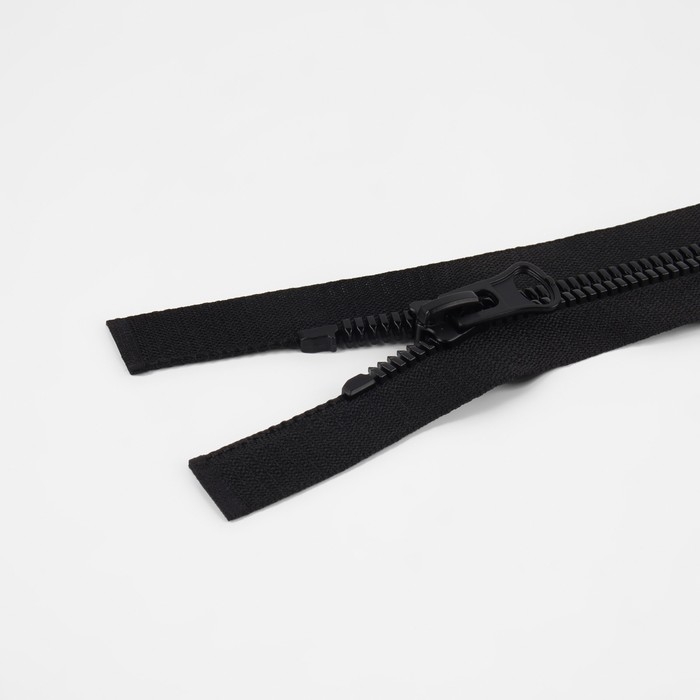 Молния «Трактор», №8, разъёмная, замок автомат, 80 см, цвет чёрный, цена за 1 штуку Молния «Трактор», №8, разъёмная, замок автомат, 80 см, цвет чёрный, цена за 1 штуку