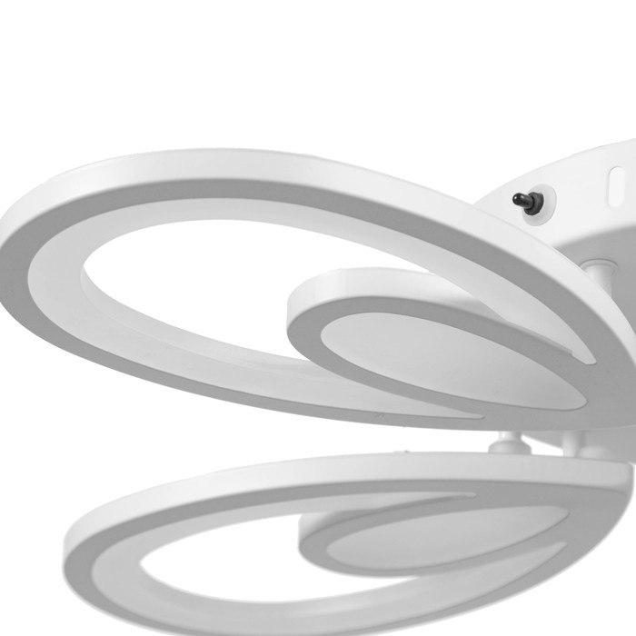 Люстра с ПДУ 59125/5WT LED 90+90Вт 3 режима диммер белый 65х65х14 см BayerLux