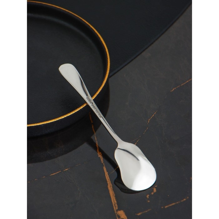 Набор ложек для сахара из нержавеющей стали Доляна, h=12,9 см, толщина 2,2 мм, 410 сталь, 3 шт Набор ложек для сахара из нержавеющей стали Доляна, h=12,9 см, толщина 2,2 мм, 410 сталь, 3 шт